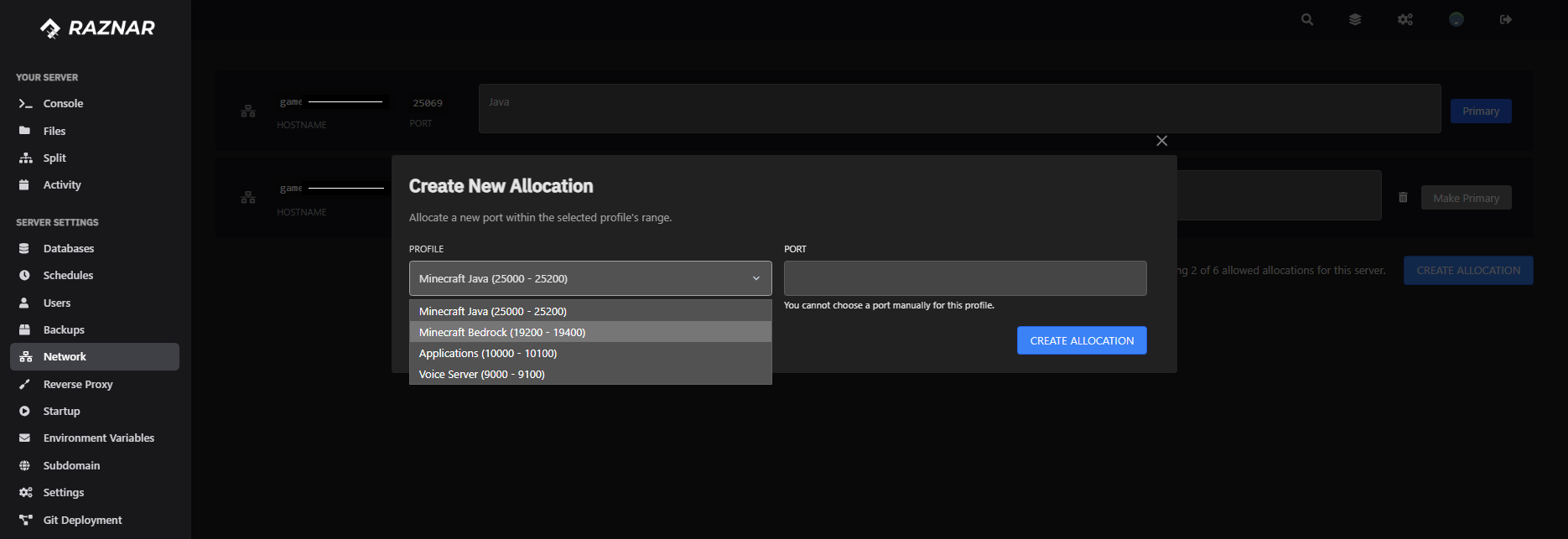 Membuat Alokasi Bedrock
